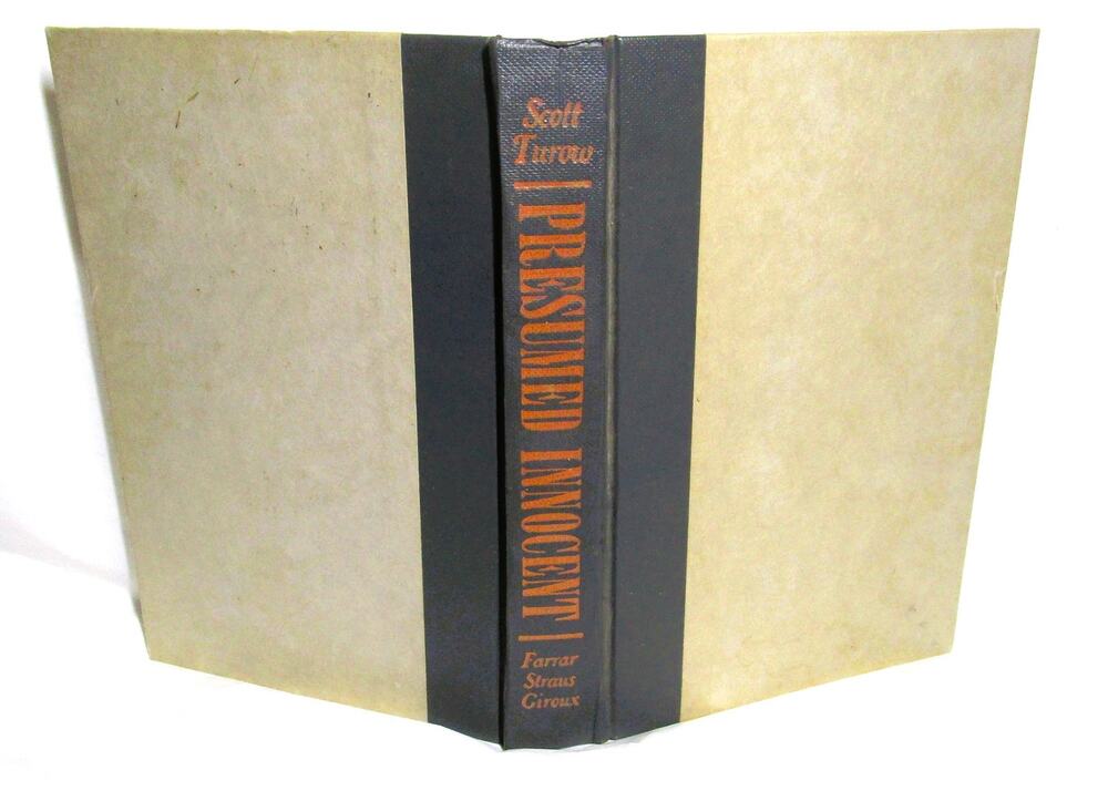 Scott Turow Presumed Innocent 1987 Hardcover Legal Thriller Novel Crime